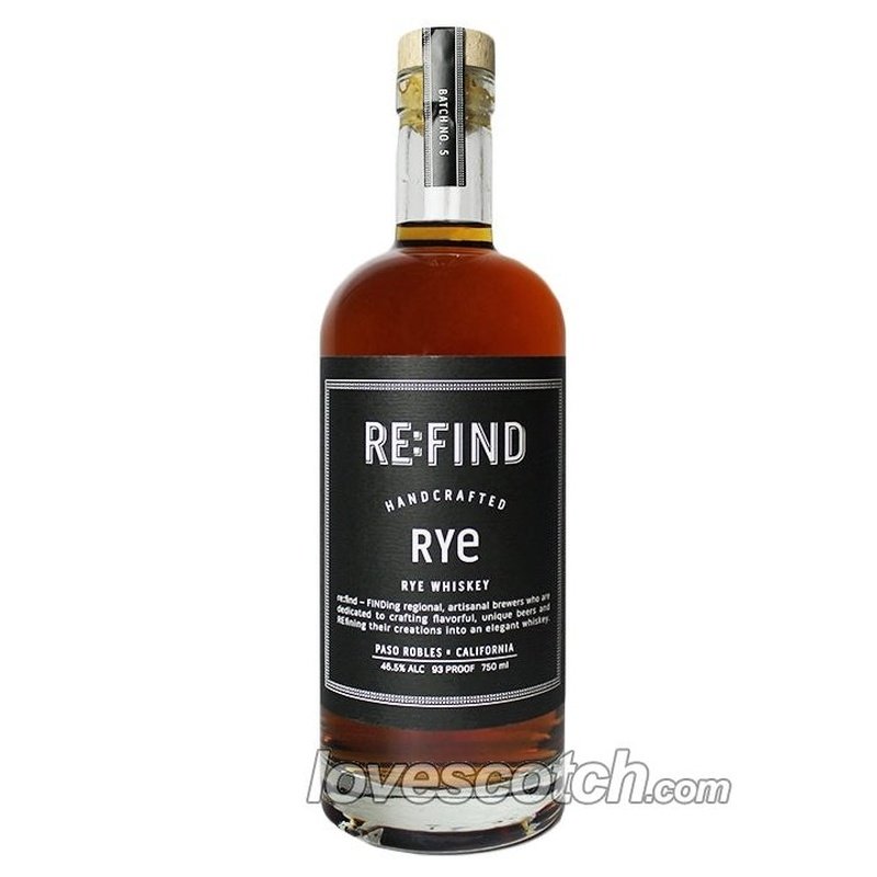 Re:Find Rye Whiskey - LoveScotch.com
