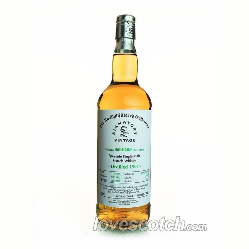 Signatory Vintage Dailuaine 1997 20 Year - LoveScotch.com